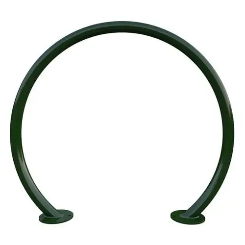 By Playcore 2-Bike Hunter Green Surface Mount Round Rack