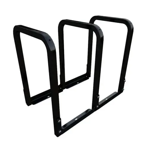 By Playcore 6-Bike Black Surface Mount U-Lockit