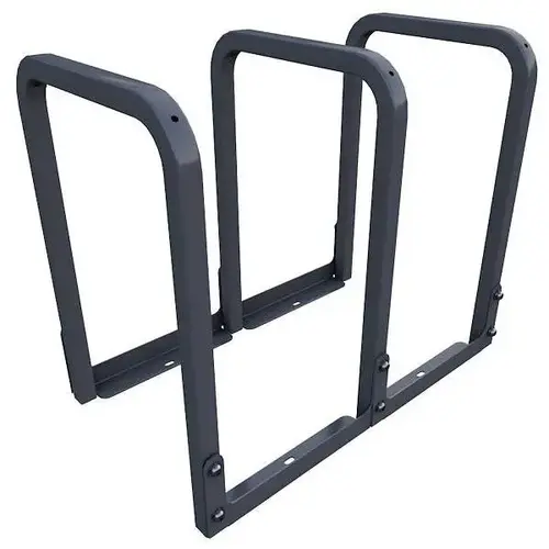 By Playcore 6-Bike Iron Gray Surface Mount U-Lockit