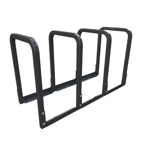 By Playcore 8-Bike Iron Gray Surface Mount U-Lockit