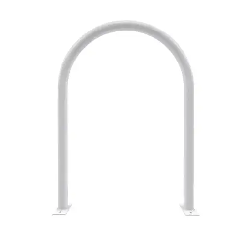 By Playcore 2-Bike White Surface Mount Action Inverted U-Rack