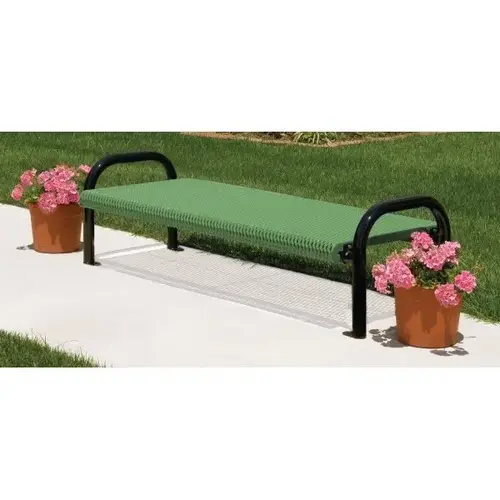 Portable/Surface Mount Ultra Bench, Green Steel, 6 ft Portable/Surface Mount Ultra Bench, Green Steel, 6 ft
