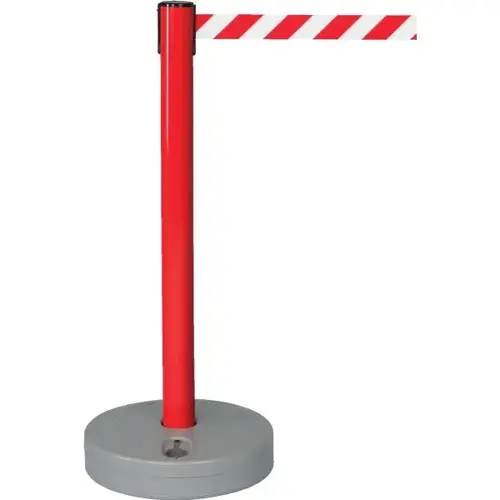 Post With Plastic Base, Red Post Post With Plastic Base, Red Post