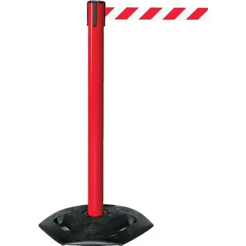 Post With Rubber Base, Red Post