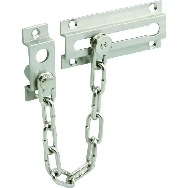 GENERIC PRIVATE BRAND 2-13/16 In Steel Extruded Chain Door Lock (Chrome) 874555 GENERIC PRIVATE BRAND 2-13/16 In Steel Extruded Chain Door Lock (Chrome) 874555
