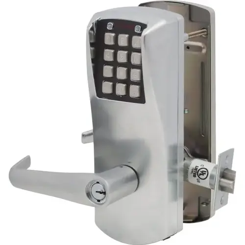 Powerplex 2000 Electronic Self-Powered Entry Lock Satin Chrome