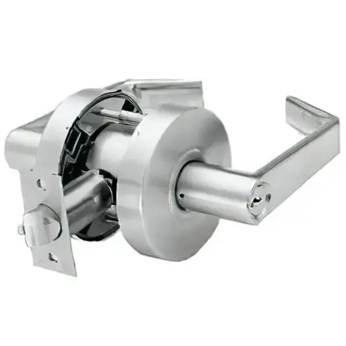 Co. Grade 2 Cylindrical Lever Latchset. Storeroom Cs Satin Chrome