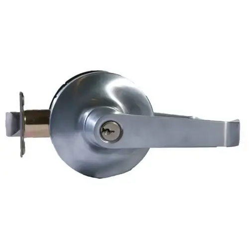 Co. Grade 1 Cylindrical Lever Latchset. Storeroom Satin Chrome