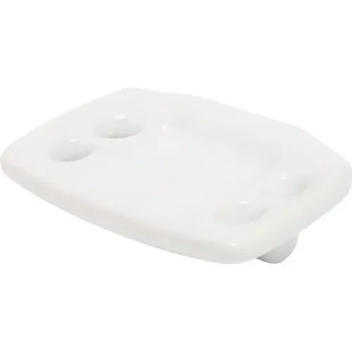 White Porcelain Toothbrush Holder Concealed Screw Mount White Porcelain Toothbrush Holder Concealed Screw Mount