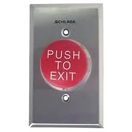 Adjust Delay Push Button 2-3/4" Red