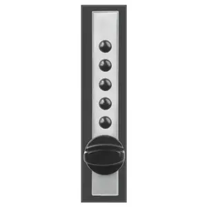 Simplex Access Controls 9621C20-26D-43 Cabinet Lock Cross Throw Deadbolt Satin Chrome
