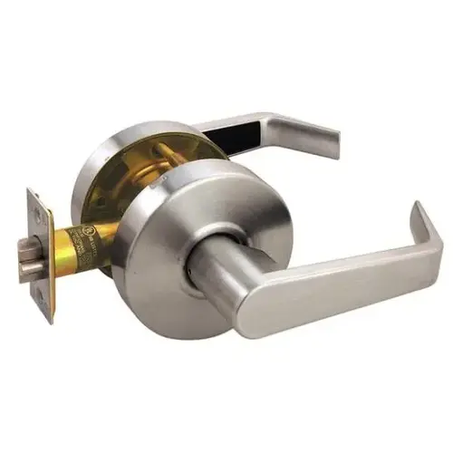 Grade 2 Cylindrical Lever Latchset Passage Satin Chrome