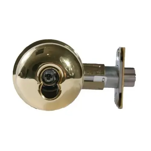 Co. Grade 2 Cylindrical Knob Latchset Entrance Ic Satin Chrome