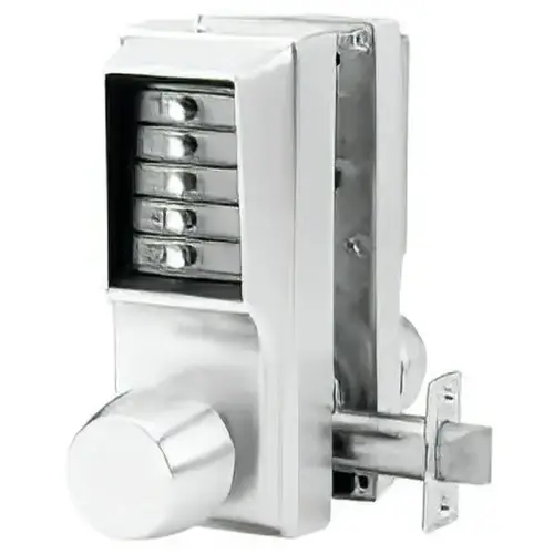 Kaba Keypad Entry Mechanical Knob No Key Or Satin Chrome
