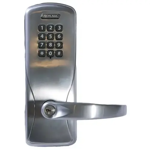 Locknetics Keypad Classroom Storeroom Cylindrical Lock C Keyway Sparta Chrome Locknetics Keypad Classroom Storeroom Cylindrical Lock C Keyway Sparta Chrome