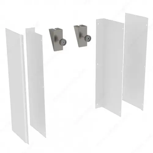 Cover Panel mounting adaptors for Baselift 6600 White