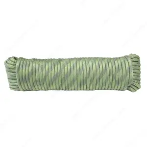 KingCord 311491 32-Strand Diamond Braid Polypropylene Rope Green Ribbon