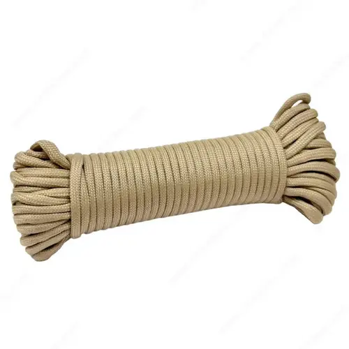 Paracord 550 Diamond Braid Nylon Rope Tan