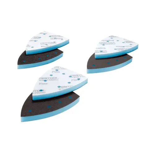 Delta 100 x 150 mm Aluminum Oxide Granat PROfile Foam Sanding Discs Starter Set Blue