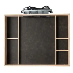 Century Components GALMPCS265PF Galaxy Series 27"W Maple Charging Drawer Soft-close Full extension Slides, Door Mount