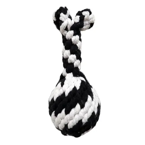 Small Super Scooch Rope Drumstick With Squeaker 6.5 Inch