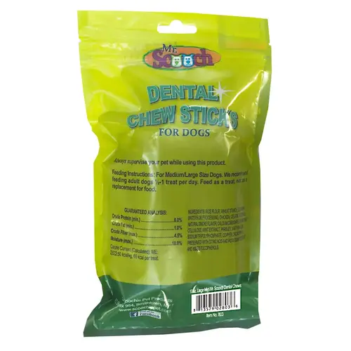 10 Ounce Mr. Scooch USA Mint Dental Chews Large