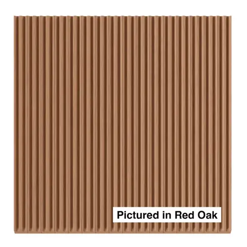 Tambour Panel Style 402, 1/4" Double Cove-Cut Flexible, 12"W x 48"L Red Oak Tambour Panel Style 402, 1/4" Double Cove-Cut Flexible, 12"W x 48"L Red Oak