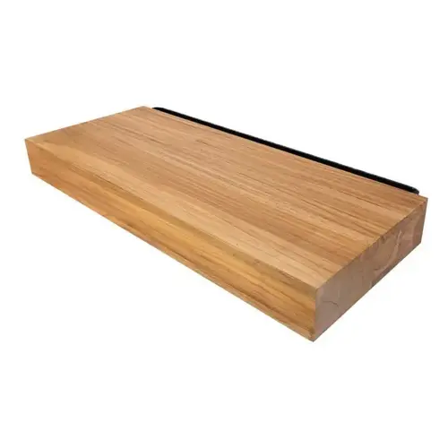 24" Floating Shelf, Teak Finish