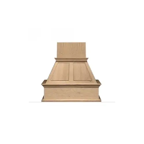 VMI 36"W Maple Upper Raised Panel Wall Mount Range Hood, Liner Sold Separately