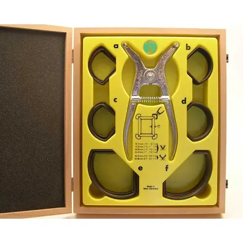 Miter Clamp Set with plastic carrier box