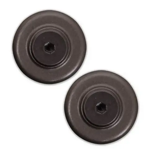 Rail End Cap Stop Kit, Oil Rubbed Bronze Finish Rail End Cap Stop Kit, Oil Rubbed Bronze Finish