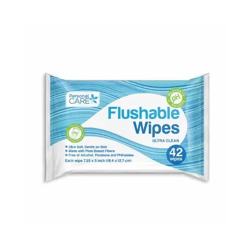 42CT Flushable Wipes 42CT Flushable Wipes