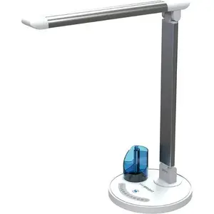 VIRIBRIGHT LIGHTING INC 850071 Led Desk Lamp, 12 Watt, 800 Lumen, 5 Color Modes, Dimmable, White