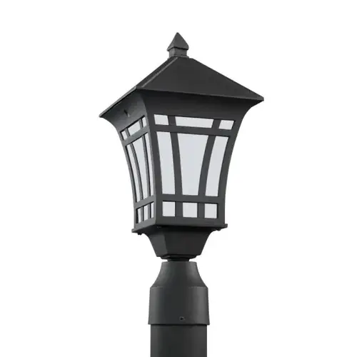 Generation Lighting Herrington 7.25 X 16.5 In. 1-Light Outdoor Lantern (Black)