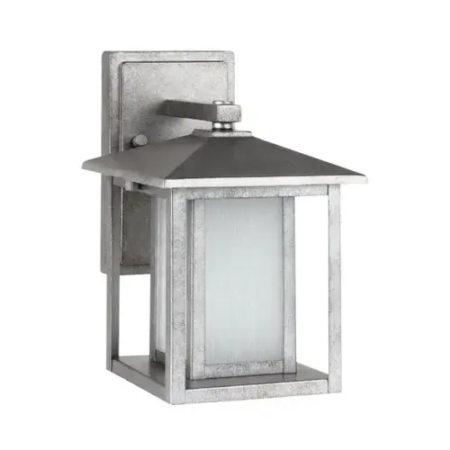 Hunnington 11 In. 1-Light Outdoor Lantern (Weathered Pewter) Hunnington 11 In. 1-Light Outdoor Lantern (Weathered Pewter)