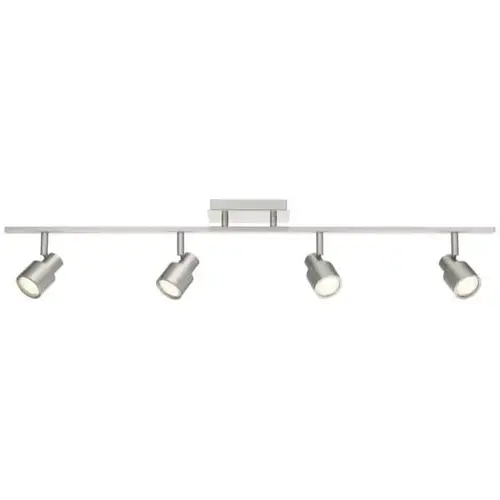 Lincoln 35 Inch Adjustable Wide Brushed Steel Track Light Lincoln 35 Inch Adjustable Wide Brushed Steel Track Light