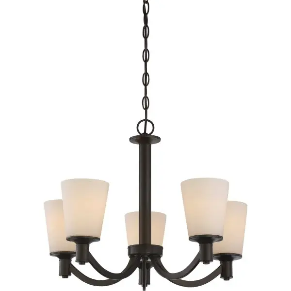 Satco Nuvo Laguna 5-Light Indoor Chandelier 60/5925 Satco Nuvo Laguna 5-Light Indoor Chandelier 60/5925