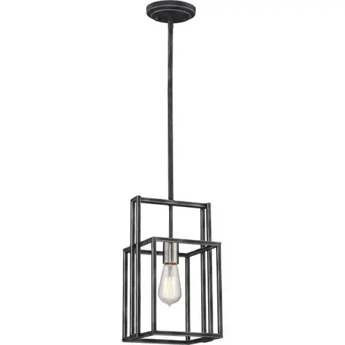 Nuvo Iron Black One-Light Mini Pendant Nuvo Iron Black One-Light Mini Pendant