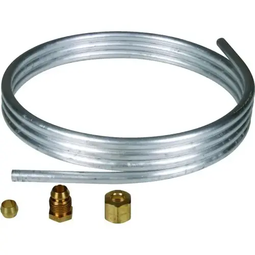 5 ft X 1/4" O.d. Gas Heating Aluminum Tubing