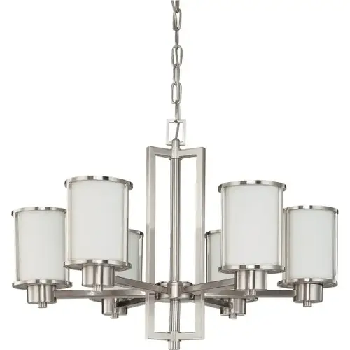 Odeon 6-Light Indoor Chandelier (White) Odeon 6-Light Indoor Chandelier (White)