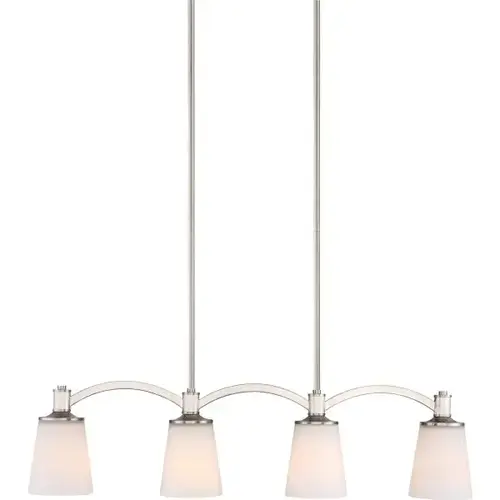Laguna 33 In. 4-Light Pendant Fixture (Brushed Nickel) Laguna 33 In. 4-Light Pendant Fixture (Brushed Nickel)