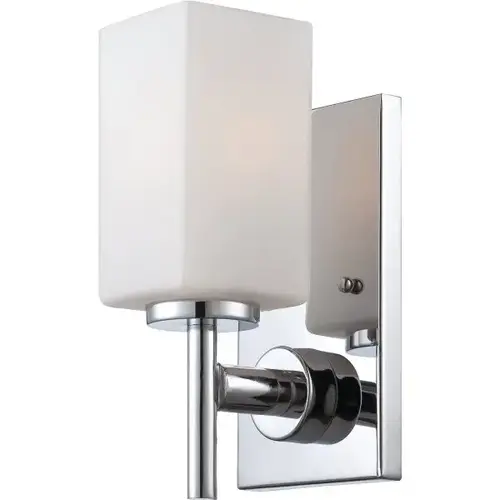 5.25 In. 1-Light Incandescent Wall Sconce (Chrome)