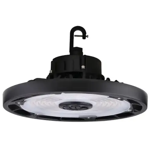 1.5 ft 240-Watt Led Dim Black Round Ufo High Bay 2 Cct Lumen Selectable
