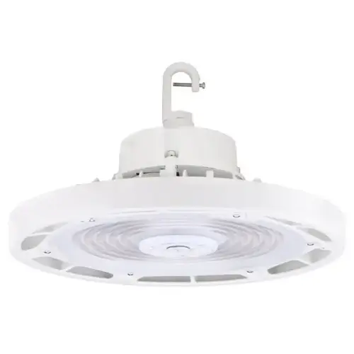1.5 ft 240-Watt Led Dim White Round Ufo High Bay 2 Cct Lumen Selectable