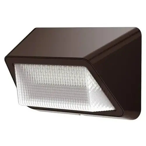 28w Int Led Bronze Outdoor Refractor Wallpack Light 3500 Lumens 4000k