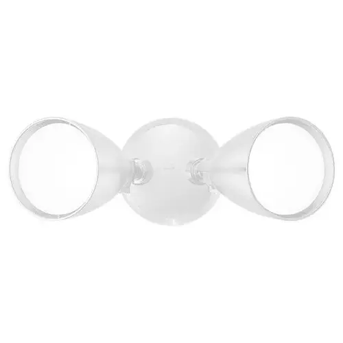 15w Int Led Twin Head Directional White Outdoor Dusk To Dawn Flood 4000k