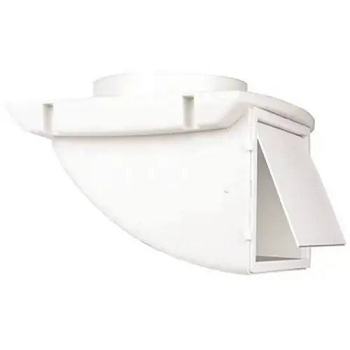 4 Ft Soffit Dryer Vent White