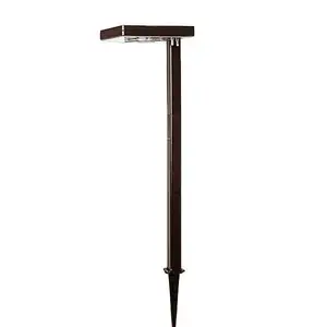 Gama Sonic 117i90480 Contemporary Square Solar Led Pathway Light, Bronze