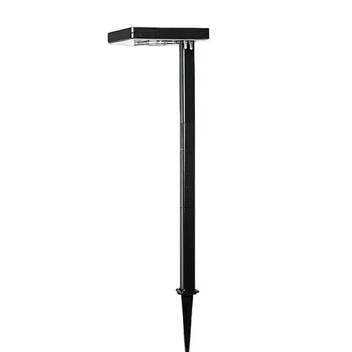 Contemporary Square Solar Led Pathway Light, Black