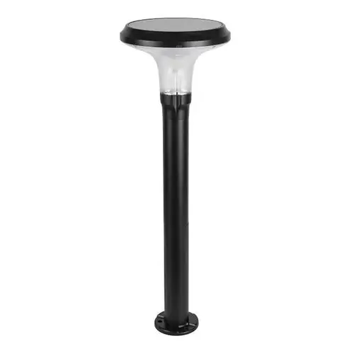 Vantage Solar Led Bollard Pathway Light, 200 Lumens, Black